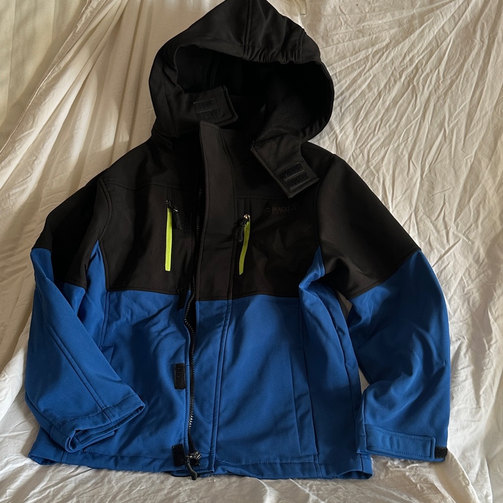 Magellan Outdoors Kids Blue and Black Jacket